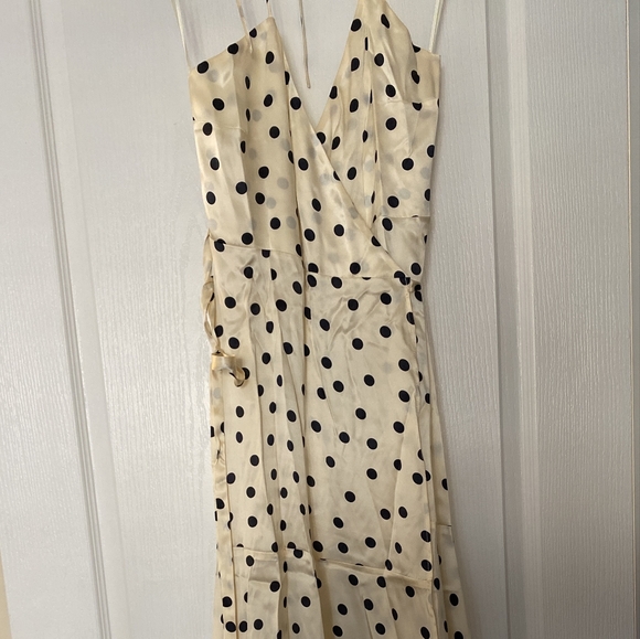 Mirae Polka Dot Silk Dress "Aurore" - Picture 5 of 6